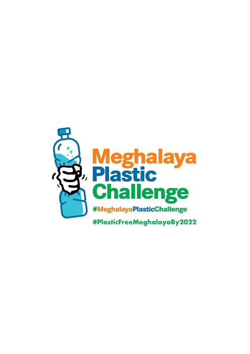 Meghalaya Plastic Challenge campaign mark
