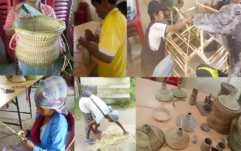 Training on Cane Craft, Nongnah