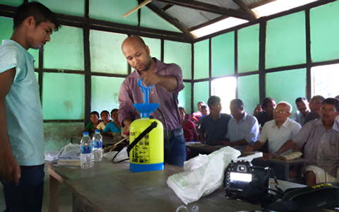 Farmers Training on Demonstration of Farm Input at South West Garo hills