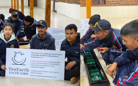 YesEarth Environment Awareness and Climate Clock Assembly with NCC Meghalaya