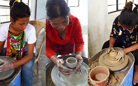 Pottery Training at Banduraja, Garo Hills